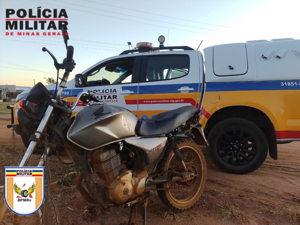PRV prende homem com moto sem placa e chassi “pinado” na rodovia de Itamogi
