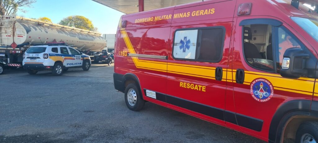 Em Alfenas, assaltante armado durante fuga, dá tiro no próprio peito e acaba preso