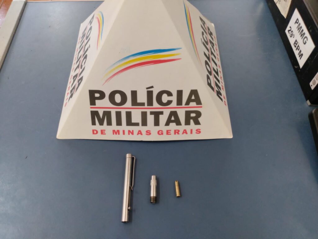Arma de fogo conhecida como “caneta revólver” foi encontrada em Hotel de Poços de Caldas