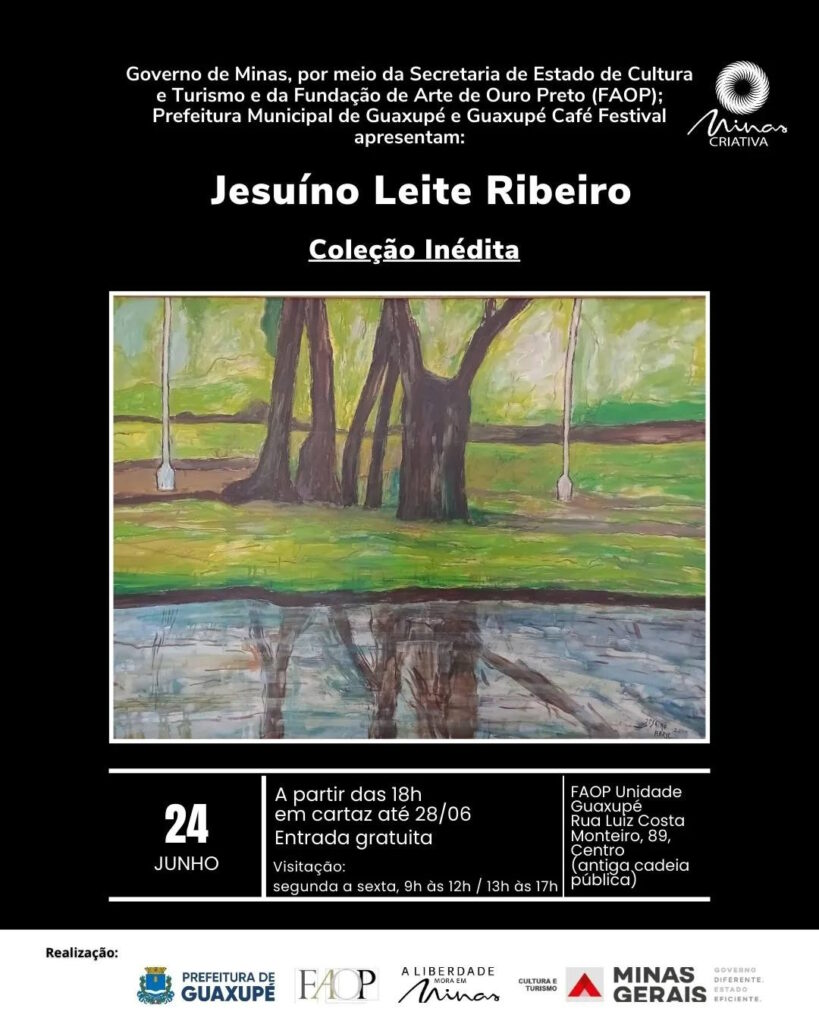 Exposição em Guaxupé do acervo de Jesuíno Leite Ribeiro