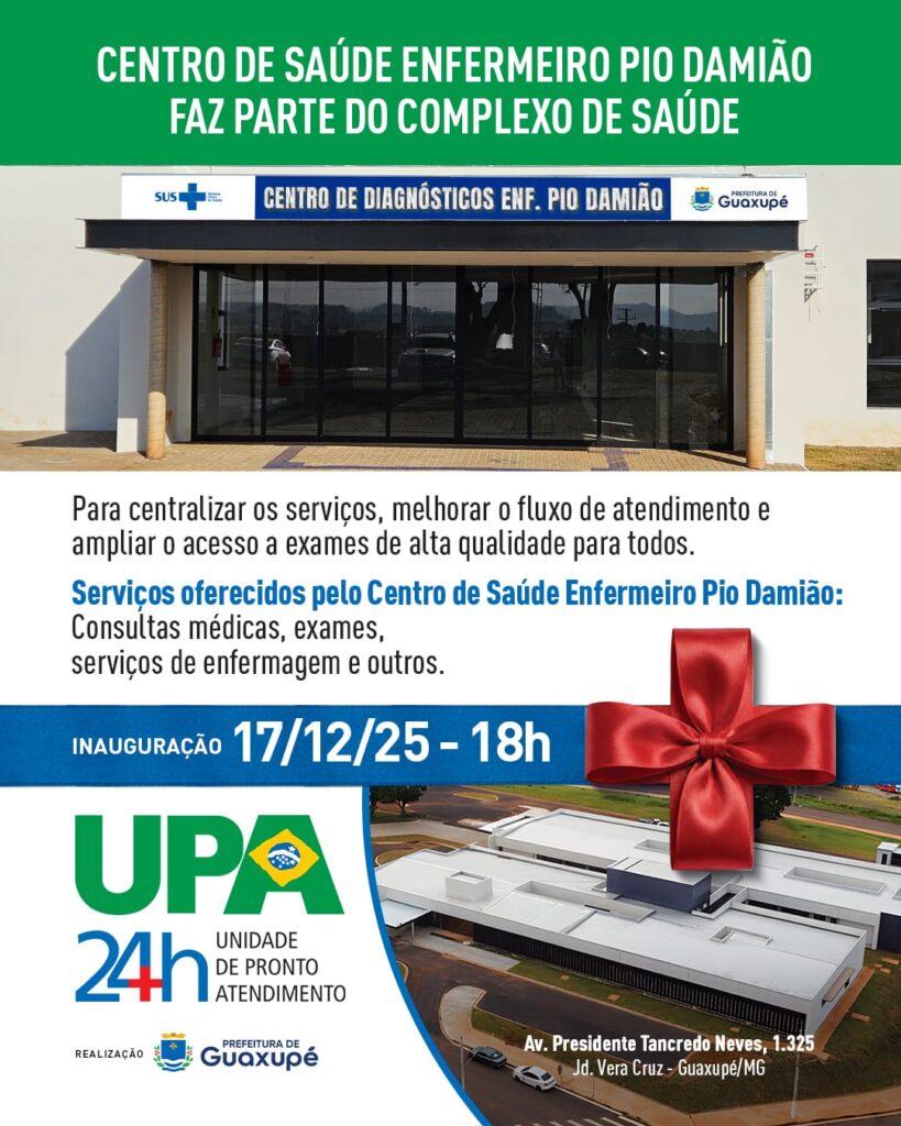 UPA de Guaxupé será inaugurada no dia 17 de dezembro
