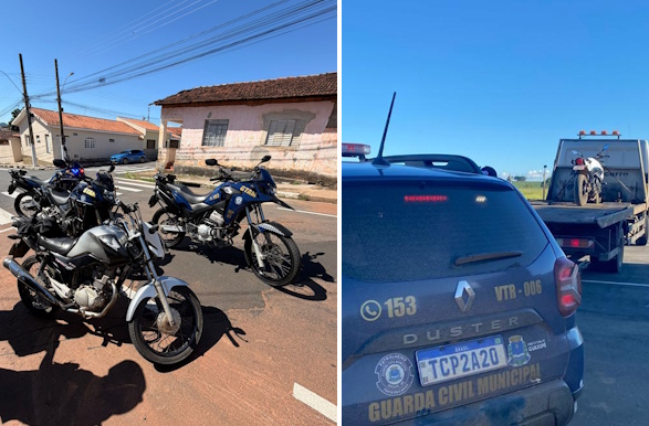 Guarda Municipal de Guaxupé prende dois motociclistas por direção perigosa