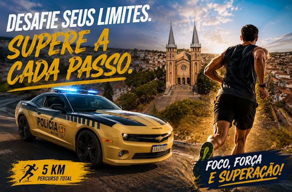 Técnica da “fatiação” pode ajudar corredores a superarem percurso desafiador da corrida da 79ª Cia PM de Guaxupé