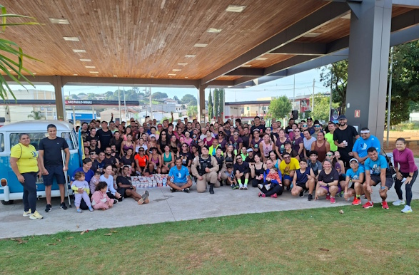 Treino de reconhecimento da 1ª Corrida da 79ª Cia PM reúne mais de 300 atletas em Guaxupé