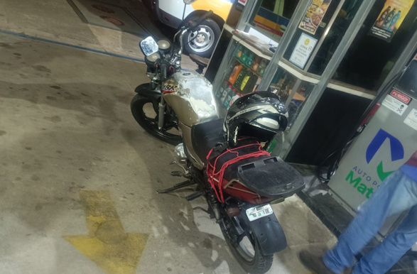 Homem é detido pela PM de Guaranésia após inventar furto da própria moto