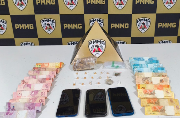 Tático Móvel e GPMOR de Guaxupé apreendem adolescente por tráfico de drogas no Bairro Colmeia I