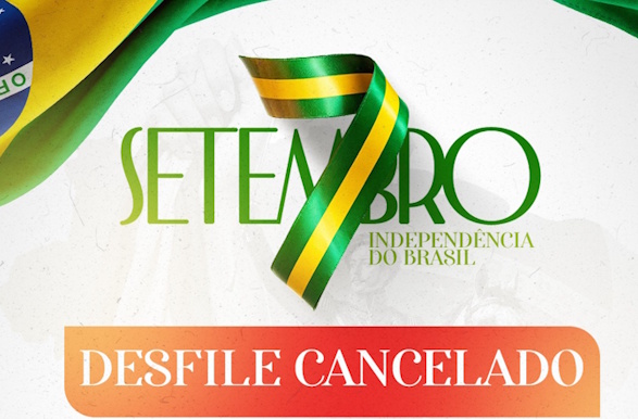 Prefeitura de Guaxupé cancela desfile de 7 de Setembro devido à previsão de mau tempo